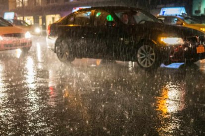 Con la lluvia, la visibilidad se reduce significativamente.