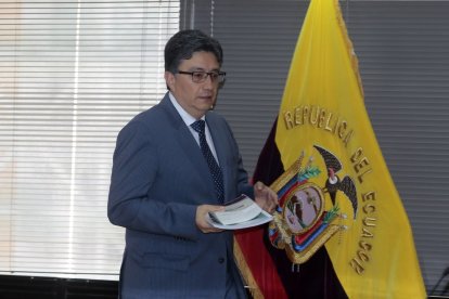 El juez Marco Rodríguez, Presidente encargado de la Corte Nacional de Justicia.