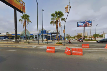 El tramo intervenido de las av. de las Américas, en Guayaquil.