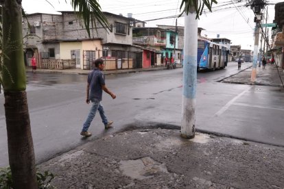 En esta esquina del Suburbio de Guayaquil ocurrió el asesinato.