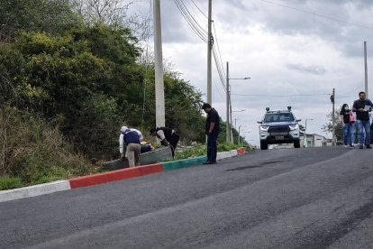 La cabeza humana fue hallada en la avenida Manta, cerca del cementerio de Montecristi.