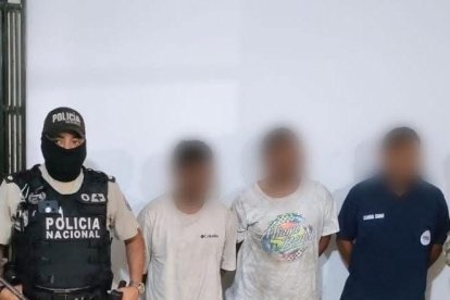 Tres hombres fueron aprehendidos por ataque contra policías en el cantón San Vicente, norte de Manabí