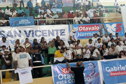 Simpatizantes de RC en Manta.