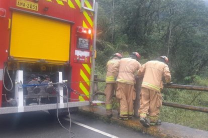 Los cuerpos fueron trasladados hasta el Centro Forense de Cuenca.