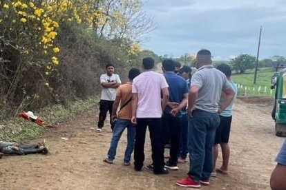 Habitantes del recinto Zamora, en el cantón Pedro Carbo, estaban consternados.