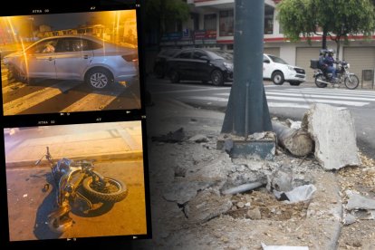 Aquí se registró un choque vehicular que terminó en una balacera.