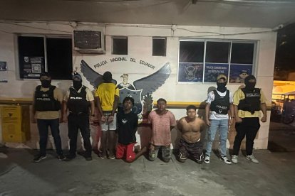 Los detenidos fueron puestos a órdenes de las autoridades judiciales.