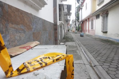 Escena del crimen en Sauces 6.