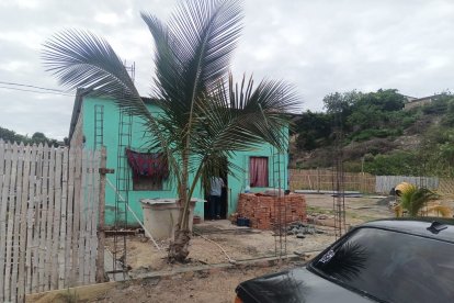 En esta vivienda asesinaron a Proscopio Ponte Cantos y allí los policías hallaron un carro que habría sido usado en el ataque a Briones.