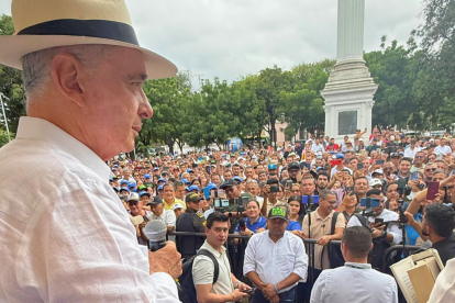 Álvaro Uribe, expresidente de Colombia.