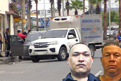 Alias Chino Julio iba a bordo de este vehículo cuando fue atacado a tiros. La Policía llegó al lugar y, tras asegurar la escena, procedió con el levantamiento del cuerpo.