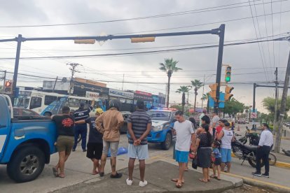 El hecho de tránsito generó alarma entre los transeúntes.