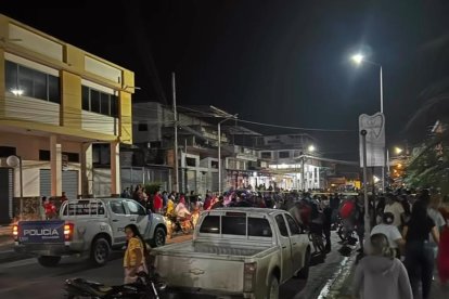 El ataque se cometió en un sector del centro de la ciudad de El Triunfo.