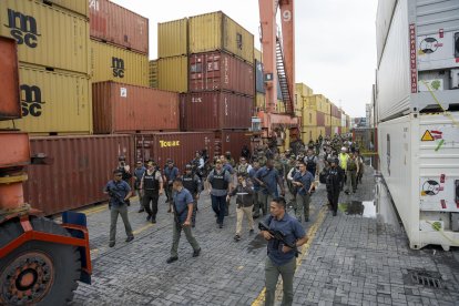 Las autoridades de seguridad de Ecuador fijan su atención en los puertos.