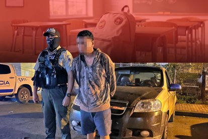 El docente detenido fue puesto a órdenes de las autoridades judiciales.