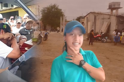 El dolor de los familiares de las víctimas durante el momento de la sepultura.