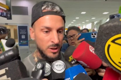 Darío Benedetto, argentino de 35 años, que llegó para sumarse a Barcelona SC.
