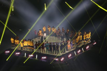 Barcelona SC realiza la Noche Amarilla para presentar su plantilla de la temporada.