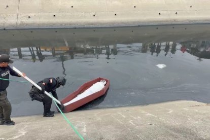 El extraño hallazgo se registró la mañana de este viernes 30 de enero.