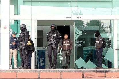 Las instalaciones de la Agencia Nacional de Tránsito en Quito fueron allanadas.