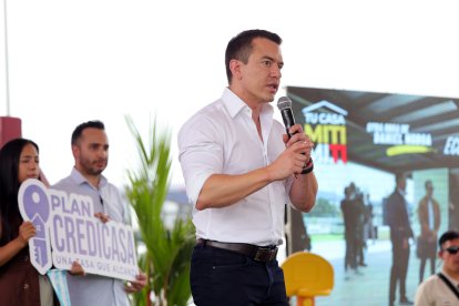 Daniel Noboa, presidente de Ecuador, en un evento de enero de 2026.