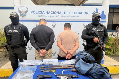 Tres sujetos de nacionalidad colombiana fueron aprehendidos.