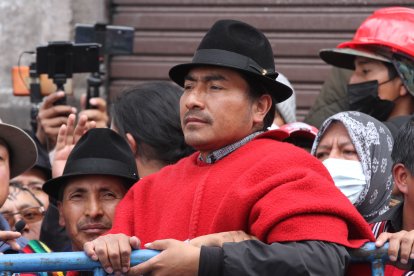 Leonidas Iza es un dirigente indígena e ingeniero ambiental ecuatoriano.