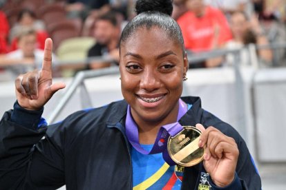 Juleisy Angulo no ha dejado de entrenar diario, enfocada en que las pocas competencias 2026 que tendrán la preparan para los Juegos Olímpicos de 2028.