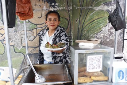 María llegó a Quito hace poco más de 10 años y se instaló en La Mariscal para trabajar.