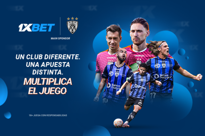 Representantes de 1xBet e Independiente del Valle durante el anuncio del acuerdo de patrocinio que se extenderá hasta 2028.