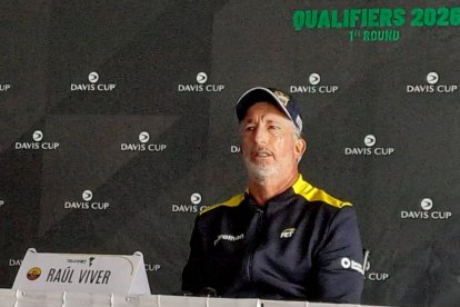 Raúl Viver, capitán del equipo nacional, dio detalles de la preparación tricolor para la Copa Davis