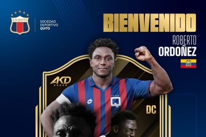 Roberto 'La Tuka' Ordóñez se fue con sus goles a Deportivo Quito.