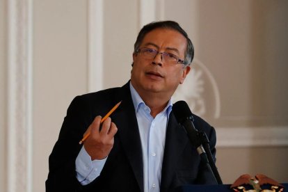 El presidente de Colombia, Gustavo Petro.