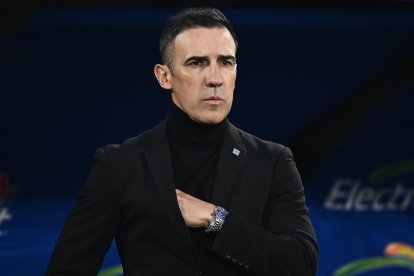 Vicente Sánchez, entrenador de Emelec.