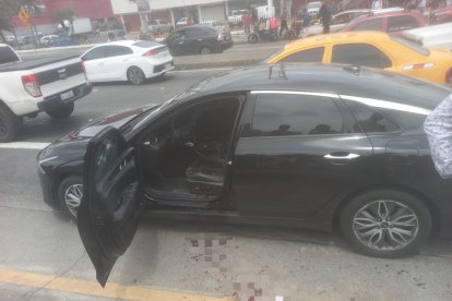 Se registró un atentado criminal en la vía a Daule.