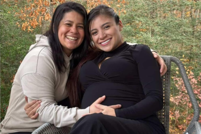 Scarlet Briones y su pareja decidieron irse a EE. UU. para brindar un mejor futuro a hijo.