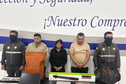 Los detenidos son de nacionalidad ecuatoriana y uno de ellos tiene varios antecedentes penales desde el 2006.