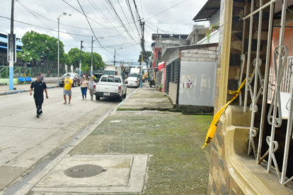 En esta zona se produjo el hecho violento.