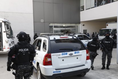 Los implicados en el caso goleada llegaron a Quito bajo extremas medidas de seguridad.