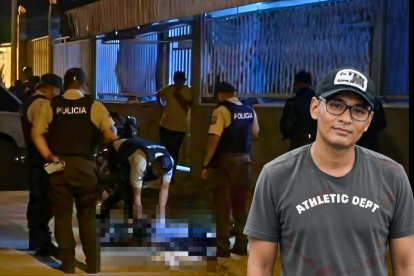 El cuerpo fue arrojado desde un vehículo, en la ciudadela Luz y Vida de Huaquillas.