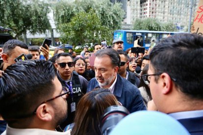 Pabel Muñoz en Quito, este 11 de febrero.