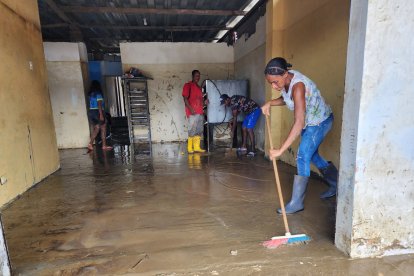 Las lluvias no cesan en la provincia de Esmeraldas.