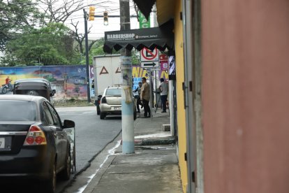 En esta zona se produjo el hecho criminal, aledaña a un centro comercial.