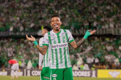 Billy Arce defendió la camiseta de Atlético Nacional de Colombia.