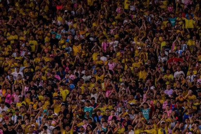 La hinchada de Barcelona SC y su segunda Noche Amarilla del 2026.