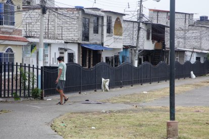 En este parque se produjo el hecho criminal este viernes.