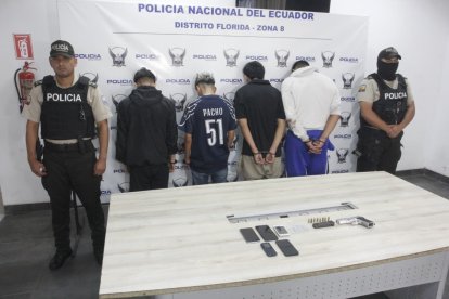 Cuatro implicados en un rapto fueron aprehendidos este sábado.