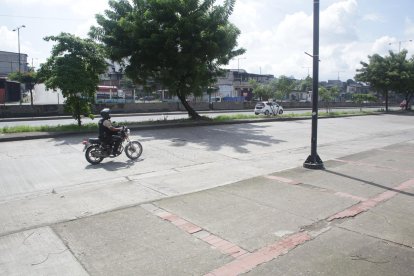 Sitio donde murió un presunto delincuente tras un operativo.