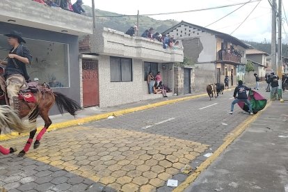 El ambiente de fiesta se transformó en angustia.
