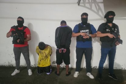 Los detenidos fueron puestos a órdenes de las autoridades.